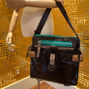 Chloe Patent Leather Audra Satchel Handbag